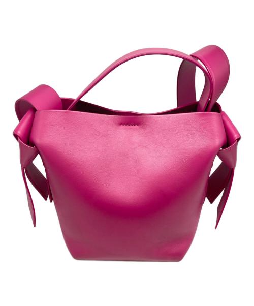 Acne studios（アクネ ストゥディオス）Acne studios (アクネ ストゥディオス) ムスビ ミニ ショルダーバッグ ピンクの古着・服飾アイテム