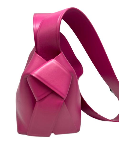 Acne studios（アクネ ストゥディオス）Acne studios (アクネ ストゥディオス) ムスビ ミニ ショルダーバッグ ピンクの古着・服飾アイテム