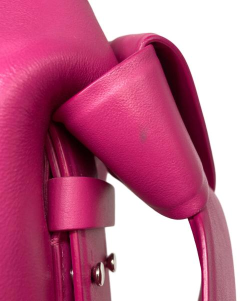 Acne studios（アクネ ストゥディオス）Acne studios (アクネ ストゥディオス) ムスビ ミニ ショルダーバッグ ピンクの古着・服飾アイテム