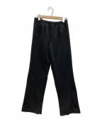 LAD MUSICIANラッドミュージシャン）の古着「2TUCK STRAIGHT PANTS」｜ブラック