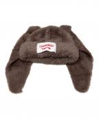 CHARLES JEFFEREY LOVERBOYチャールズ ジェフリー ラバーボーイ）の古着「ラビットビーニー」｜ブラウン