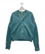 KAPITALキャピタル）の古着「5G ウール BONE ショートカーディガン」｜スカイブルー