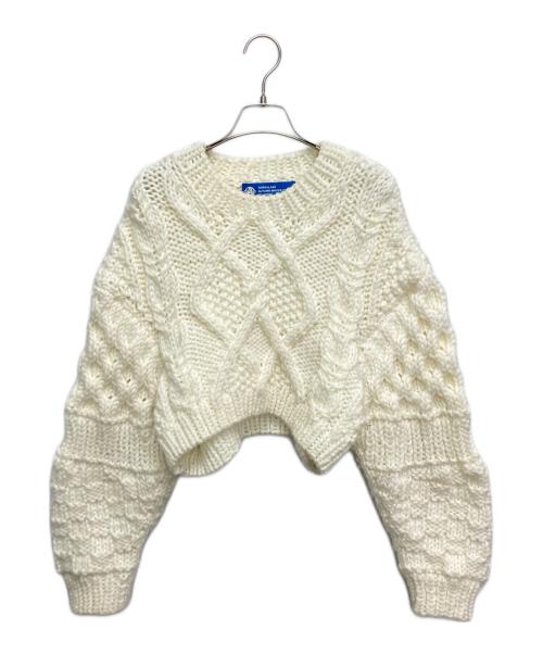 ANREALAGE（アンリアレイジ）ANREALAGE (アンリアレイジ) PLANETニット ホワイト サイズ:FREEの古着・服飾アイテム