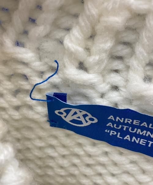 ANREALAGE（アンリアレイジ）ANREALAGE (アンリアレイジ) PLANETニット ホワイト サイズ:FREEの古着・服飾アイテム