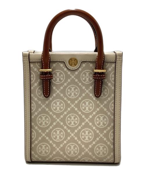 TORY BURCH（トリーバーチ）TORY BURCH (トリーバーチ) Tモノグラム ミニトート ベージュの古着・服飾アイテム