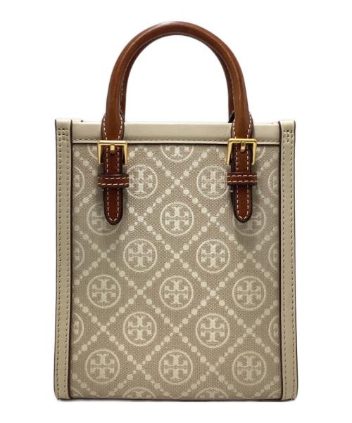 TORY BURCH（トリーバーチ）TORY BURCH (トリーバーチ) Tモノグラム ミニトート ベージュの古着・服飾アイテム