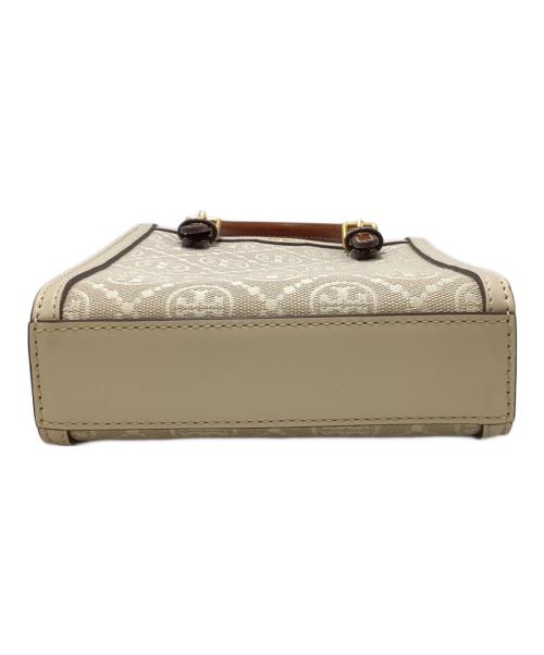 TORY BURCH（トリーバーチ）TORY BURCH (トリーバーチ) Tモノグラム ミニトート ベージュの古着・服飾アイテム