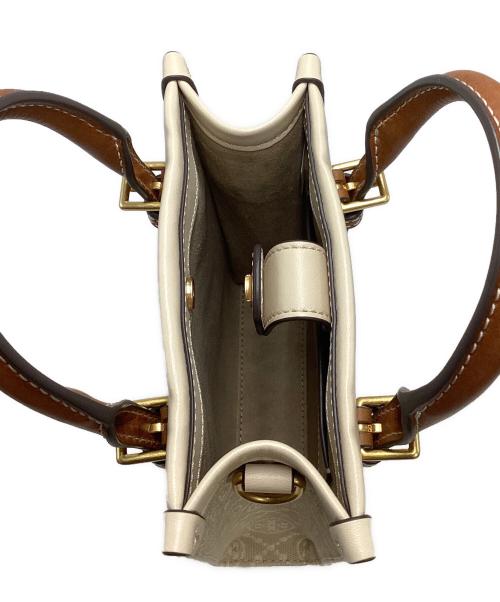 TORY BURCH（トリーバーチ）TORY BURCH (トリーバーチ) Tモノグラム ミニトート ベージュの古着・服飾アイテム