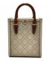 TORY BURCH（トリーバーチ）の古着「Tモノグラム ミニトート」｜ベージュ
