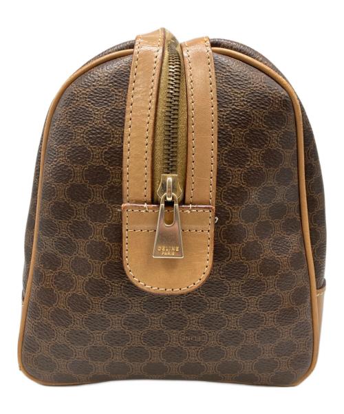 CELINE（セリーヌ）CELINE (セリーヌ) マカダムボストンバッグ ブラウンの古着・服飾アイテム