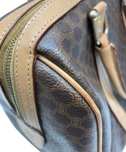 CELINE（セリーヌ）CELINE (セリーヌ) マカダムボストンバッグ ブラウンの古着・服飾アイテム