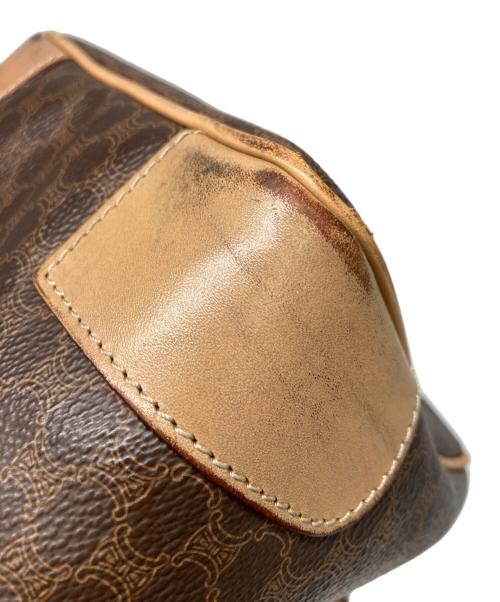 CELINE（セリーヌ）CELINE (セリーヌ) マカダムボストンバッグ ブラウンの古着・服飾アイテム