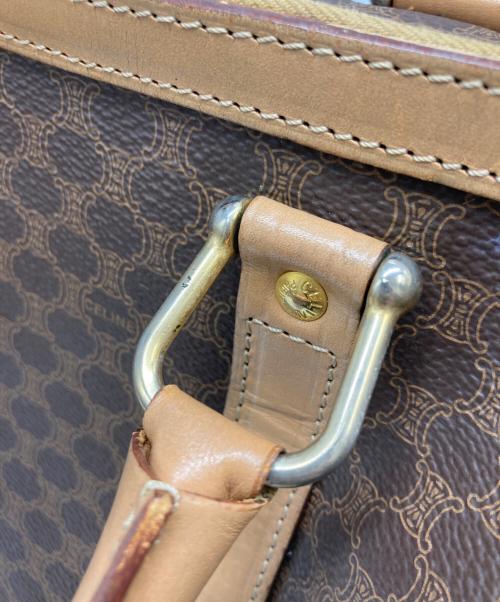 CELINE（セリーヌ）CELINE (セリーヌ) マカダムボストンバッグ ブラウンの古着・服飾アイテム