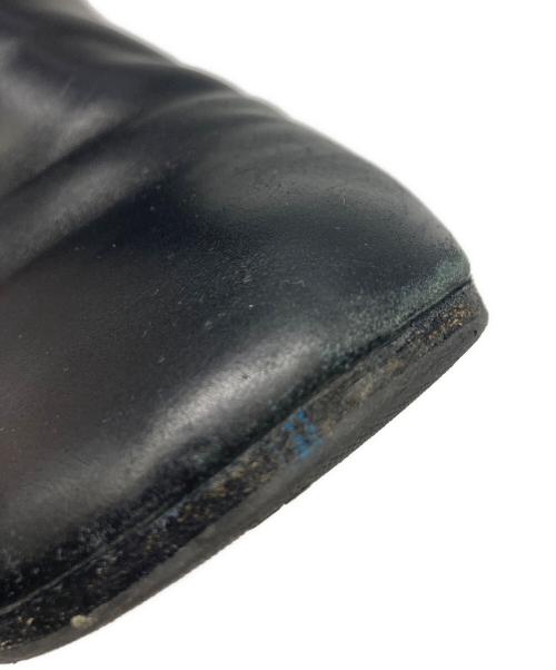 Maison Margiela 22（メゾンマルジェラ）Maison Margiela 22 (メゾンマルジェラ 22) レザーアンクルブーツ ブラック サイズ:SIZE 38の古着・服飾アイテム