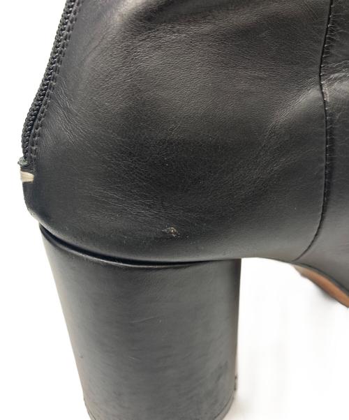 Maison Margiela 22（メゾンマルジェラ）Maison Margiela 22 (メゾンマルジェラ 22) レザーアンクルブーツ ブラック サイズ:SIZE 38の古着・服飾アイテム