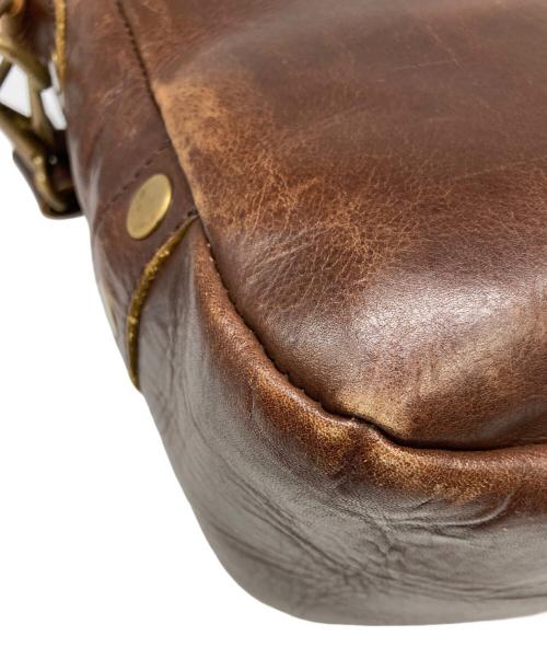 vasco（ヴァスコ）vasco (バスコ) LEATHER POSTMAN MINI SHOULDER BAG ブラウンの古着・服飾アイテム
