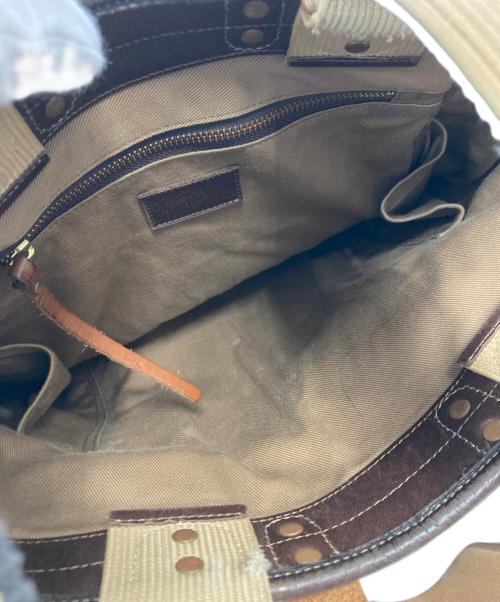 HINSON（ヒンソン）HINSON (ヒンソン) Virden Tote Sack ブラウンの古着・服飾アイテム