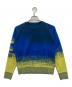 TRUNK HIROKO KOSHINO（トランク ヒロコ コシノ）の古着「グラデーションニットプルオーバー」｜ブルー×イエロー