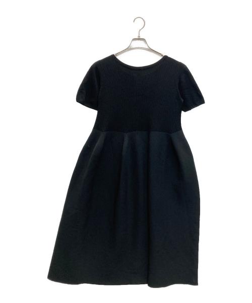 CFCL（シーエフシーエル）CFCL (シーエフシーエル) POTTERY CUPRO SHORT SLEEVE DRESS ブラック サイズ:1の古着・服飾アイテム