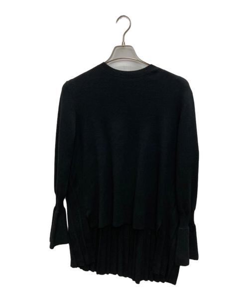 ADORE（アドーア）ADORE (アドーア) バックプリーツニット ブラック サイズ:SIZE 38の古着・服飾アイテム