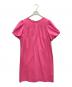 Kate Spade（ケイトスペード）の古着「Ponte Puff Sleeve Dress」｜ショッキングピンク