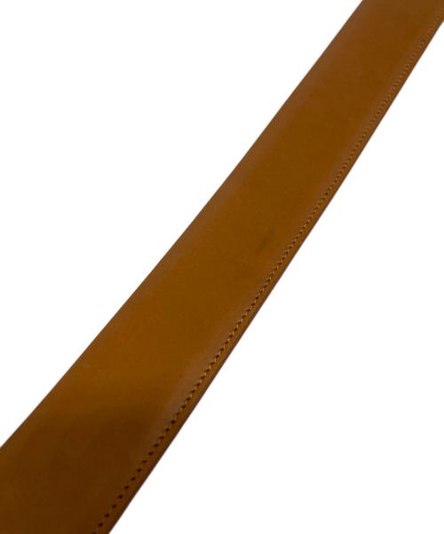 Maison Margiela（メゾンマルジェラ）Maison Margiela (メゾンマルジェラ) レザーベルト ブラウン サイズ:SIZE 90の古着・服飾アイテム