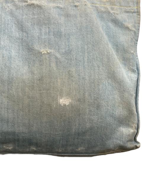 Acne studios（アクネ ストゥディオス）Acne studios (アクネ ストゥディオス) LOGO SHOPPER EW DESTROYED DENIM/ロゴショッパー デストロイドデニム インディゴの古着・服飾アイテム