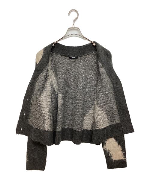 JOURNAL STANDARD（ジャーナルスタンダード）JOURNAL STANDARD (ジャーナルスタンダード) ヘアリーカーディガン グレー サイズ:FREEの古着・服飾アイテム
