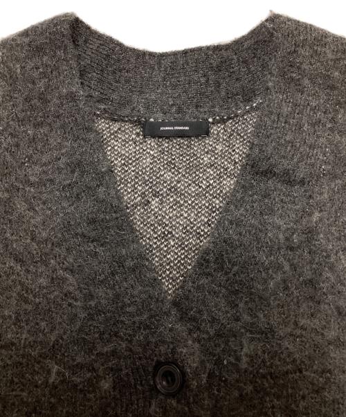 JOURNAL STANDARD（ジャーナルスタンダード）JOURNAL STANDARD (ジャーナルスタンダード) ヘアリーカーディガン グレー サイズ:FREEの古着・服飾アイテム
