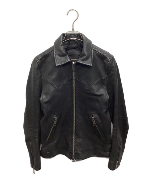 JACKROSE（ジャックローズ）JACKROSE (ジャックローズ) シングルライダースジャケット ブラック サイズ:SIZE 2の古着・服飾アイテム