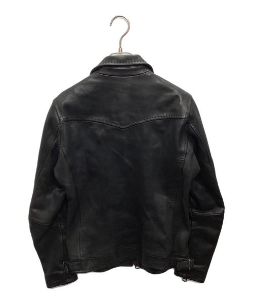 JACKROSE（ジャックローズ）JACKROSE (ジャックローズ) シングルライダースジャケット ブラック サイズ:SIZE 2の古着・服飾アイテム