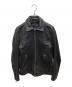 JACKROSE（ジャックローズ）の古着「シングルライダースジャケット」｜ブラック