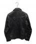 JACKROSE (ジャックローズ) シングルライダースジャケット ブラック サイズ:SIZE 2：7000円