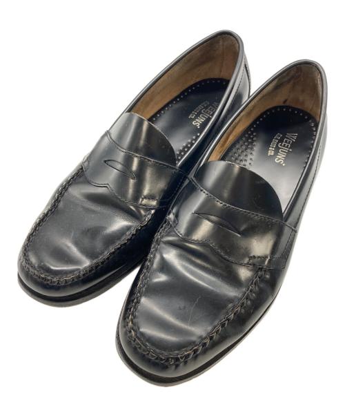 G.H.BASS（ジーエイチバス）G.H.BASS (ジーエイチバス) コインローファー ブラック サイズ:SIZE 81/2の古着・服飾アイテム