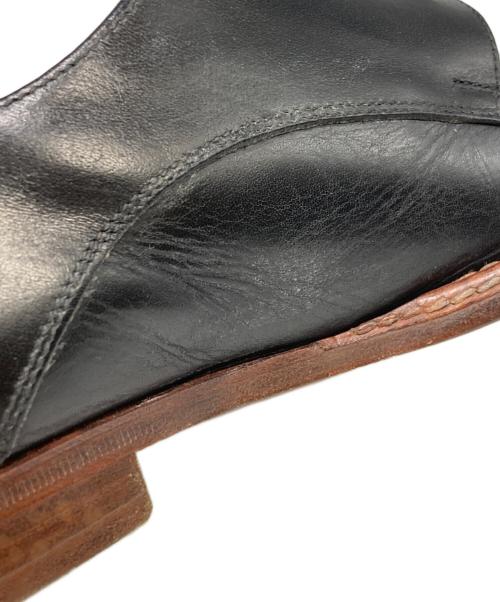 Maison Margiela 22（メゾンマルジェラ）Maison Margiela 22 (メゾンマルジェラ 22) 22ライン レザー スリッポン シューズ ブラック サイズ:SIZE 38 1/2の古着・服飾アイテム