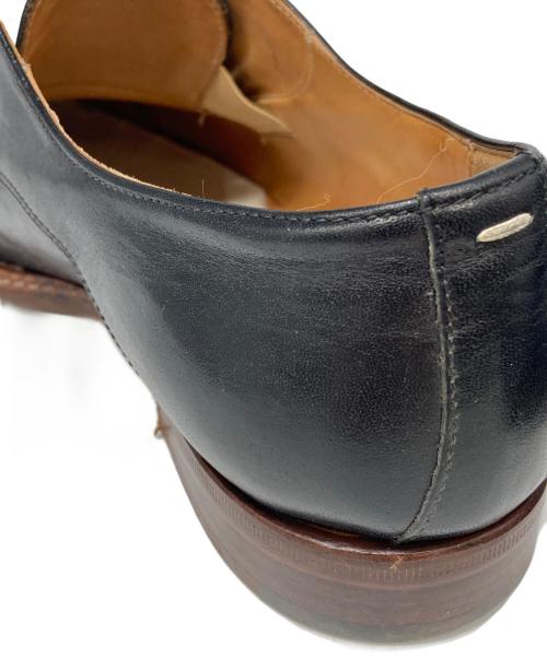 Maison Margiela 22（メゾンマルジェラ）Maison Margiela 22 (メゾンマルジェラ 22) 22ライン レザー スリッポン シューズ ブラック サイズ:SIZE 38 1/2の古着・服飾アイテム