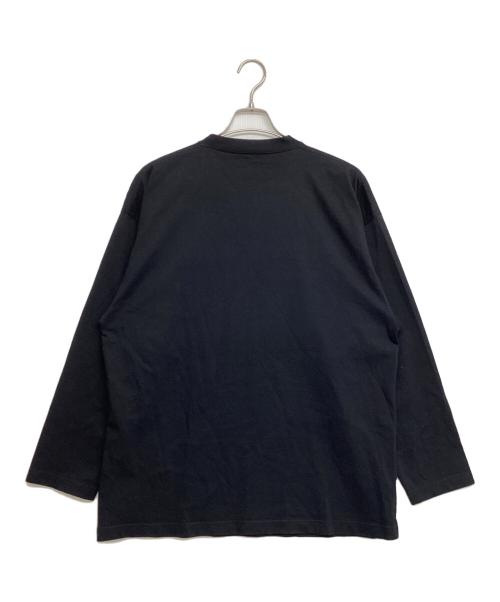 BALENCIAGA（バレンシアガ）BALENCIAGA (バレンシアガ) PARISプリントL/Sカットソー ブラック サイズ:SIZE 1の古着・服飾アイテム