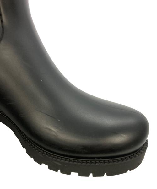 MM6 Maison Margiela（エムエムシックスメゾンマルジェラ）MM6 Maison Margiela (エムエムシックス メゾンマルジェラ) ラバー切替ロングブーツ ブラック サイズ:SIZE 36の古着・服飾アイテム