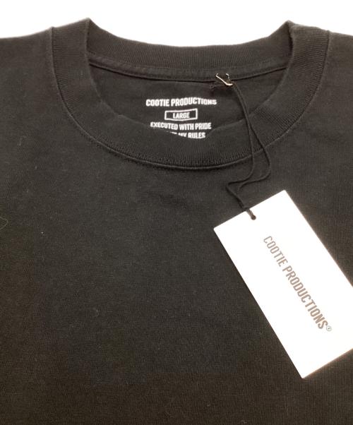 COOTIE PRODUCTIONS（クーティープロダクツ）COOTIE PRODUCTIONS (クーティープロダクツ) Garment Dyed Error Fit S/S Tee ブラック サイズ:SIZE Lの古着・服飾アイテム