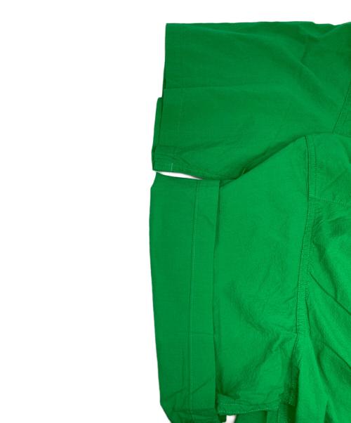 COOTIE PRODUCTIONS（クーティープロダクツ）COOTIE PRODUCTIONS (クーティープロダクツ) Finx Cotton Cordlane Open Collar S/S Shirt グリーン サイズ:Lの古着・服飾アイテム