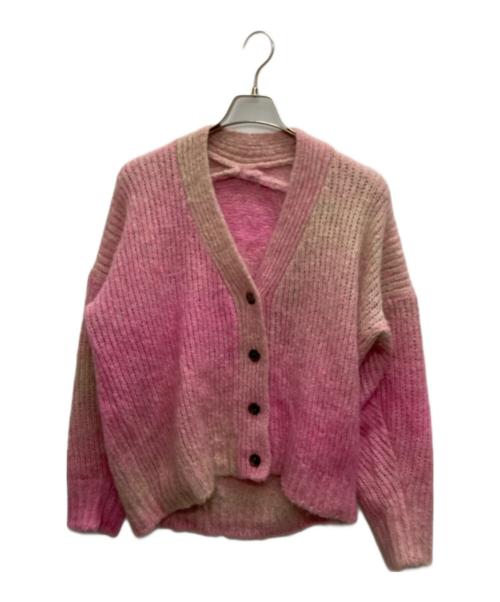 MAISON SPECIAL（メゾンスペシャル）MAISON SPECIAL (メゾンスペシャル) Italian Alpaca Gradation Knit Cardigan ピンク サイズ:SIZE Freeの古着・服飾アイテム
