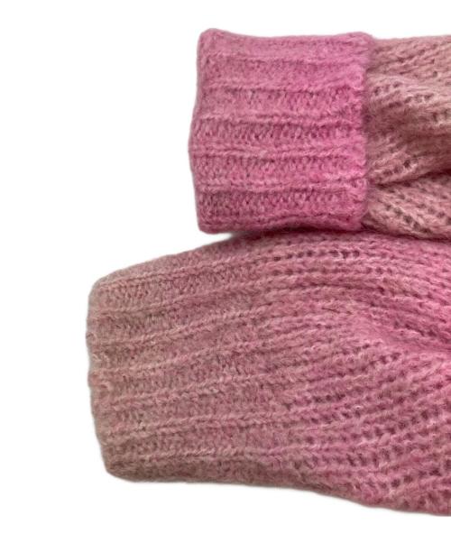 MAISON SPECIAL（メゾンスペシャル）MAISON SPECIAL (メゾンスペシャル) Italian Alpaca Gradation Knit Cardigan ピンク サイズ:SIZE Freeの古着・服飾アイテム