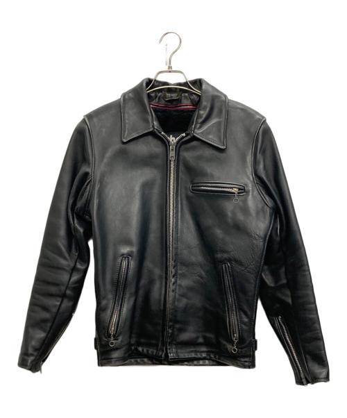 Schott（ショット）Schott (ショット) レザートラッカージャケット ブラック サイズ:SIZE 34の古着・服飾アイテム