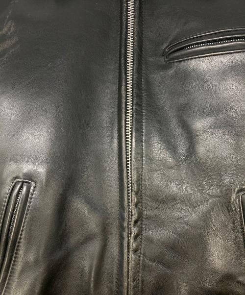 Schott（ショット）Schott (ショット) レザートラッカージャケット ブラック サイズ:SIZE 34の古着・服飾アイテム