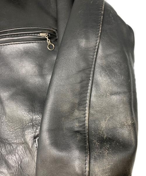 Schott（ショット）Schott (ショット) レザートラッカージャケット ブラック サイズ:SIZE 34の古着・服飾アイテム
