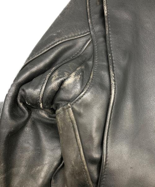 Schott（ショット）Schott (ショット) レザートラッカージャケット ブラック サイズ:SIZE 34の古着・服飾アイテム