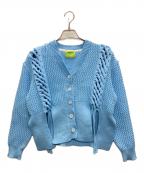 ODAKHAオダカ）の古着「ブレードスリットカーディガン」｜ブルー