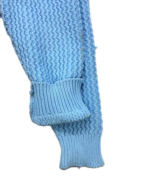 ODAKHA（オダカ）ODAKHA (オダカ) ブレードスリットカーディガン ブルー サイズ:SIZE 1の古着・服飾アイテム