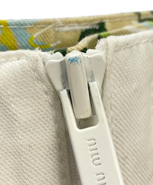 MIU MIU（ミュウミュウ）MIU MIU (ミュウミュウ) DENIM STR.ST.G ベージュ サイズ:SIZE 42の古着・服飾アイテム