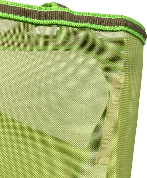 MIU MIU（ミュウミュウ）MIU MIU (ミュウミュウ) ポーチ付きメッシュトートバッグ 黄緑の古着・服飾アイテム